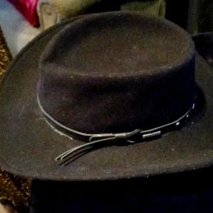 Black Stetson Crushable woman's hat sz small